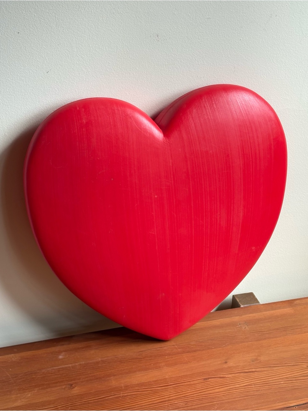 Blow Mold Valentines Day Giant Red Heart Union Products NON Lighted 19” Inches